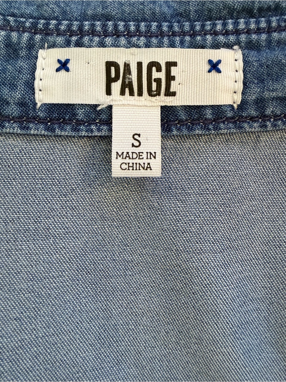 PAIGE Light Blue Denim Jumpsuit - Picture 8 of 11